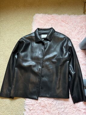 Aritzia Sunday best vegan leather jacket